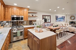 Gorgeous kitchen with Bertazzoni Italian appliances