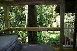 View from the hot tub