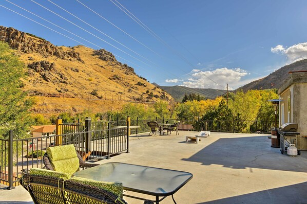 Lava Hot Springs Vacation Rental | Studio | 1BA | 540 Sq Ft | Stairs Required