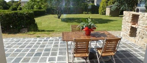 notre terrasse et jardin