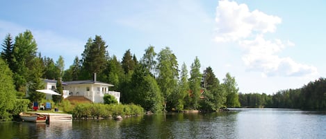 The "White house" from the lake.