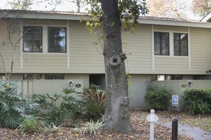 Front of villa
