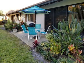 Patio and Garden View