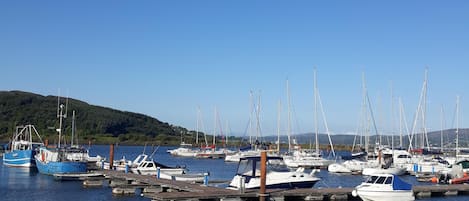 View of Fahan Marina from apartment 