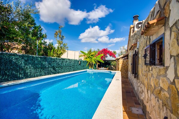 Ferienhaus mit Pool in Puerto de Alcudia.