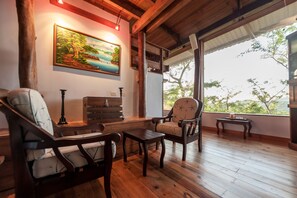 A lovely space for a board game or cocktail 
