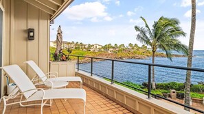 Whalers Cove at Koloa Landing #221 - Oceanfront Lounging Lanai - Parrish Kauai