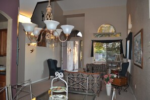 Living room from the dining room
