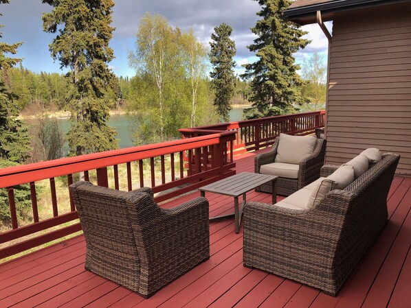 View from main floor deck