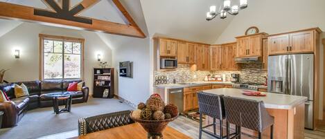 As you enter the Chalet, you will be impressed with the layout and comfort