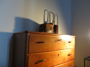 Dresser in the bedroom