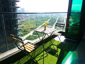 Balcony of the unit