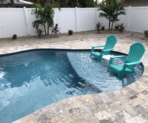 New pool and garden!