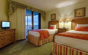 The second bedroom contains 2 Single beds.