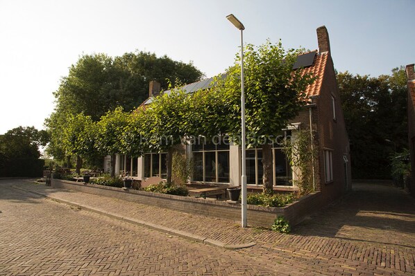 The front of the former elementary school