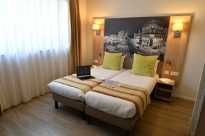 Drift to sleep in a comfortable bed after a wonderful day outside.