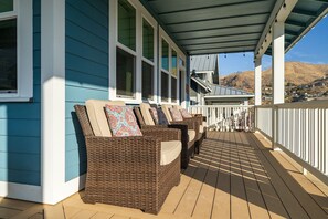 Porch Overlooking Vineyard Park