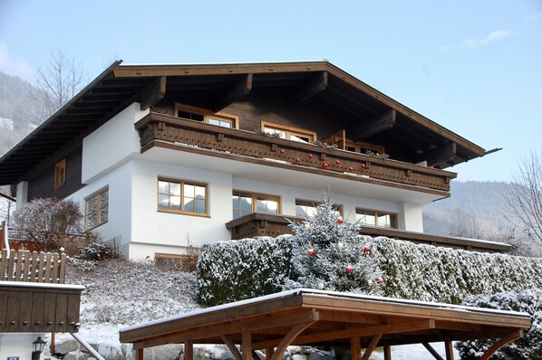 Chalet in winter