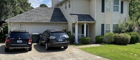 Front - driveway for 4 cars 