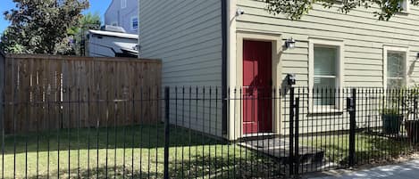 Apartment Entrance which is private, gated and separate from the main house.