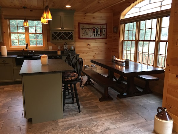 Large farm dining room table for those family dinners