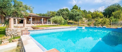 Finca mit Terrasse und privatem Pool auf Mallorca.