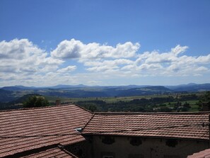 Blick von der Unterkunft