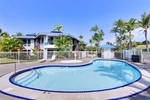 Each pod of condos have their own pristine pools and hot tubs for guests to use.