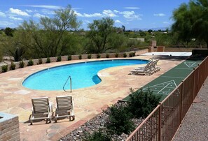 View to the SE from swimming pool area.