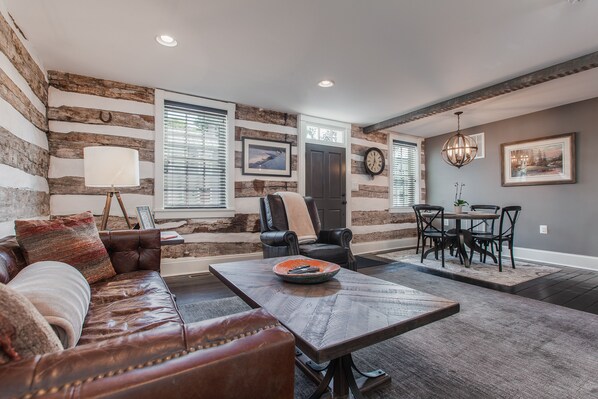 Family room a d dining area. 