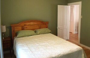 Second bedroom  -green and  serene :).