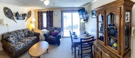 Welcome to Mountain Lodge 259, a cozy two-bedroom Village property waiting to welcome you to Snowshoe.