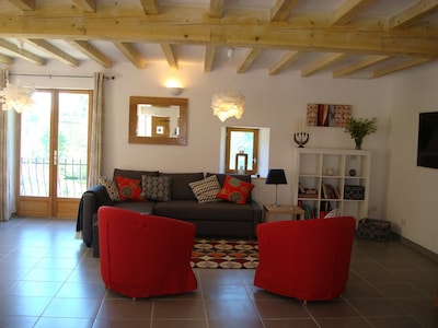 A stunning, spacious, newly renovated home in the beautiful village of Camon