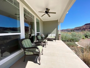 Picture yourself here: relaxing on the porch with panoramic views.