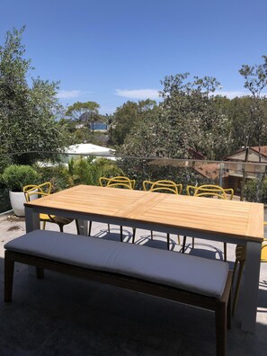 Patio dining