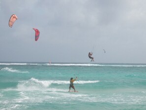 Kitesurfing at nearby Silver Rock