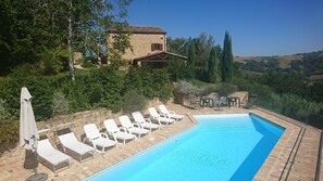 Secluded private pool with lovely views