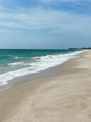 South view of our beach