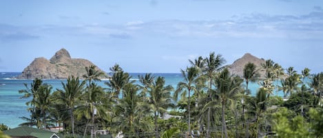 View from Lanikai Cottage.
