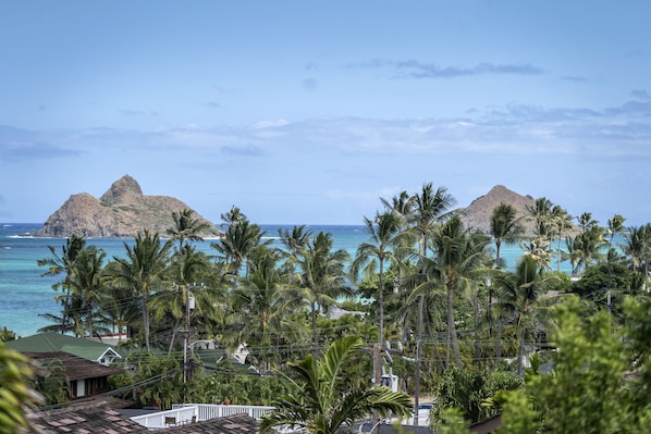 View from Lanikai Cottage.
