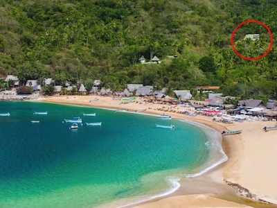 Alquiler de casa en Yelapa con piscina