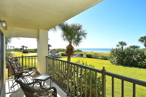Amazing view from beach front balcony