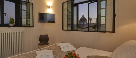 Bedroom with view of the Duomo