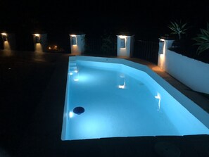 Pool at night