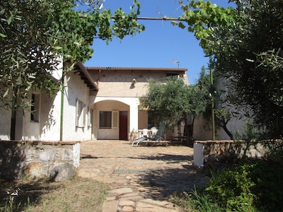  Portoscuso seaside. With terrace, garden, beaches in the place.