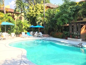 Large Adult Pool with Plenty of Seating & Tables Awaits You!  (1 of 2 Pools)