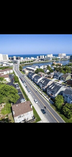 Straight walk to Virginia Beach Boardwalk 