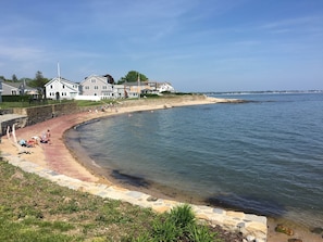 Private beach