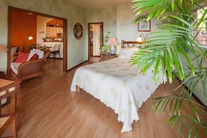 Fun, artistic beautiful bedroom