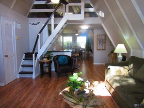 Open concept living area.